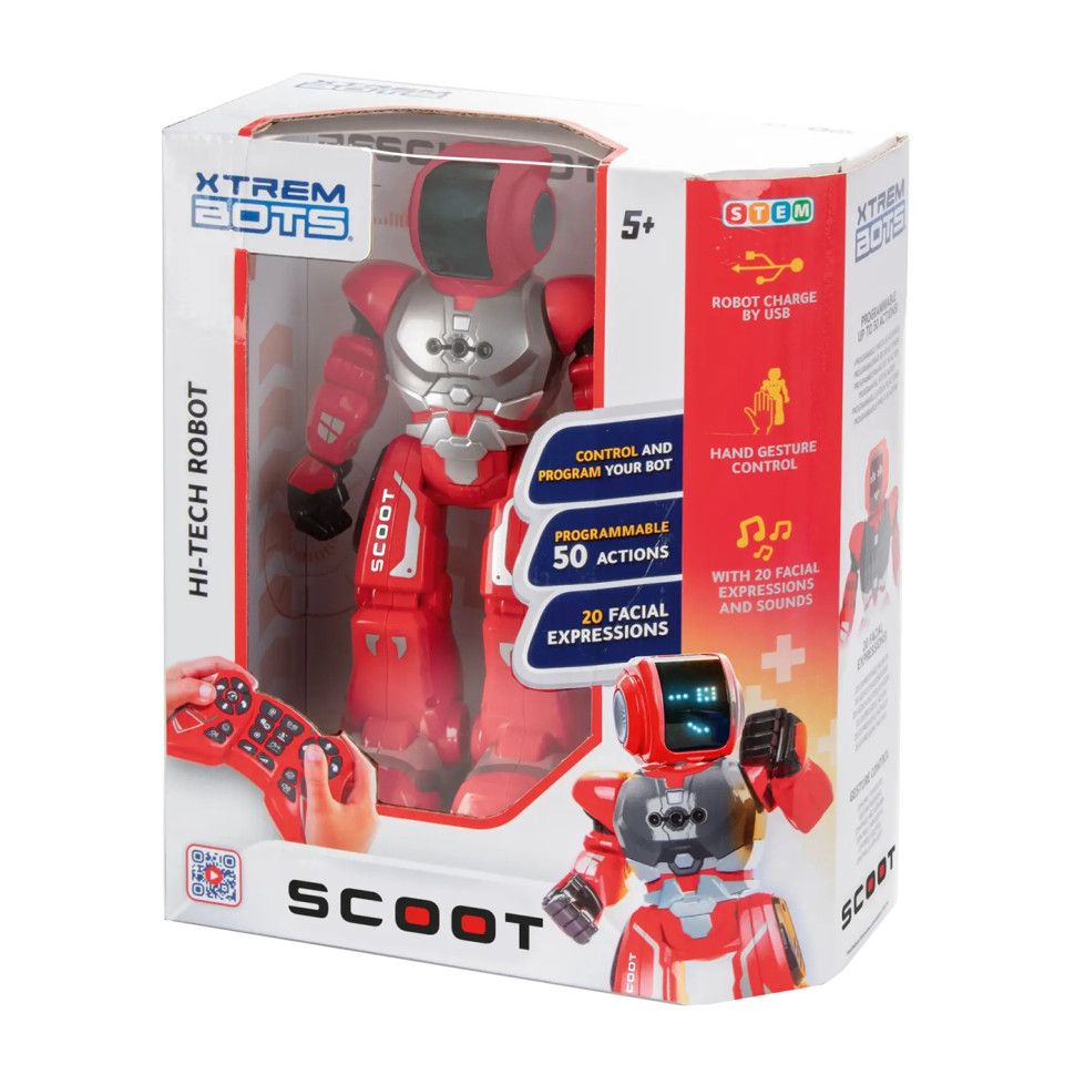 Радиоуправляемый Робот-спасатель Скут STEM BlueRocket XT3803426 с музыкой