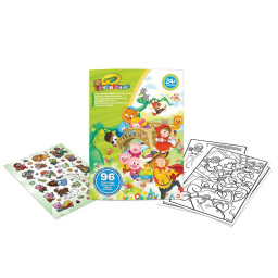 Дитяча розмальовка "Улюблені казки" Mini Kids Crayola 25-1081, 96 сторінок та наклейки