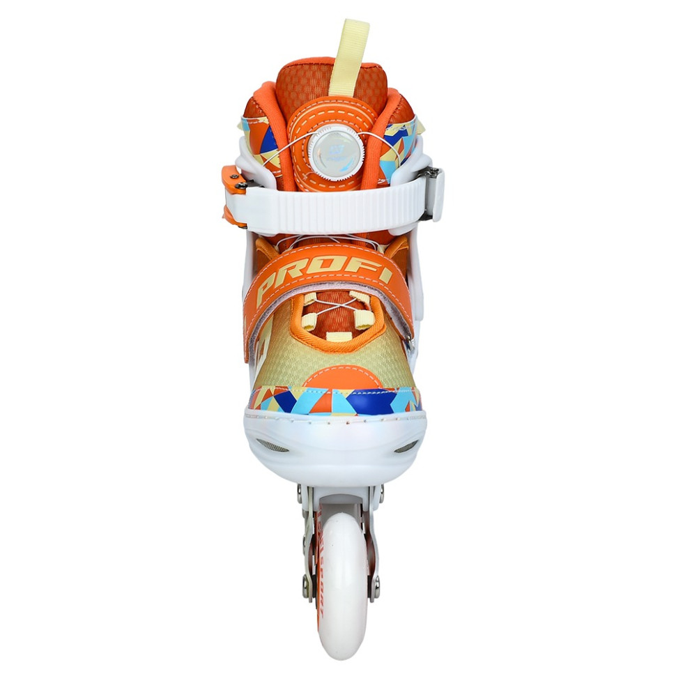 Детские раздвижные ролики Profi A4156-M-OR, размер 35-38
