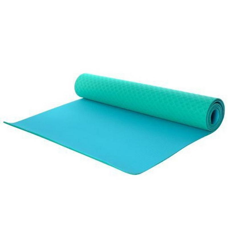 Коврик для йоги «Profi» Bambi MS 0613-1-GRBL, TPE, размер 183 x 61 см, толщина 6 мм