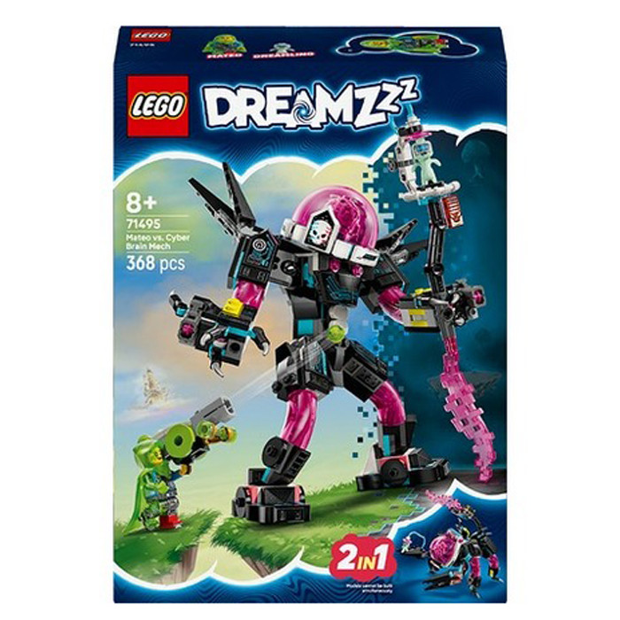 Конструктор Dreamzzz Матео против робота Кибермозга LEGO 71495, 368 деталей