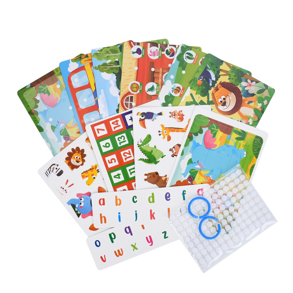 Мягкая развивающая игрушка-книжечка 