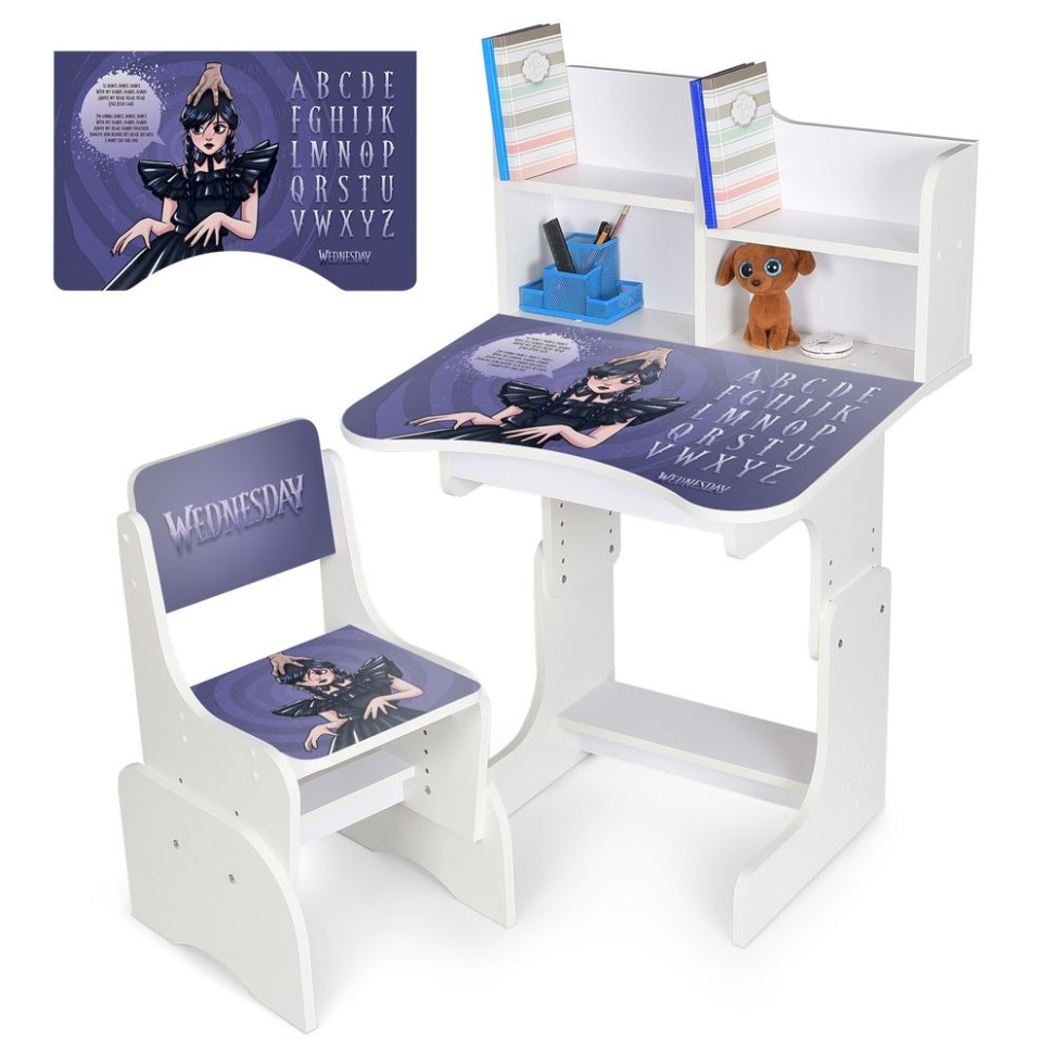 Дитяча парта Bambi N 2071-24-1 висота 3 положення, зі стільчиком