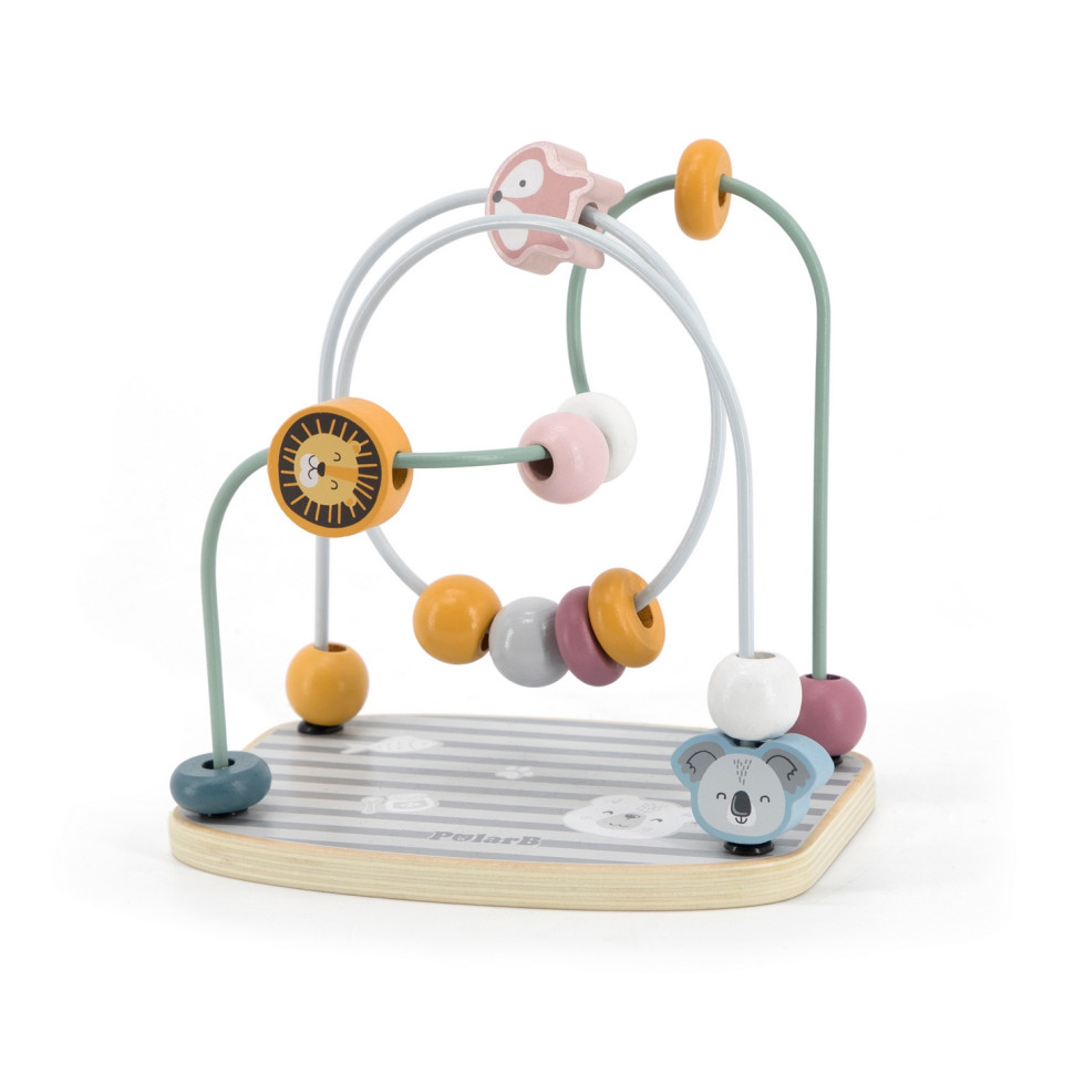 Розвиваючий лабіринт Намистини Viga Toys PolarB 44020 дерев'яний