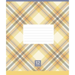Тетрадь ученическая "Plaid pattern" Школярик 024-3345L-5 в линию, 24 листов