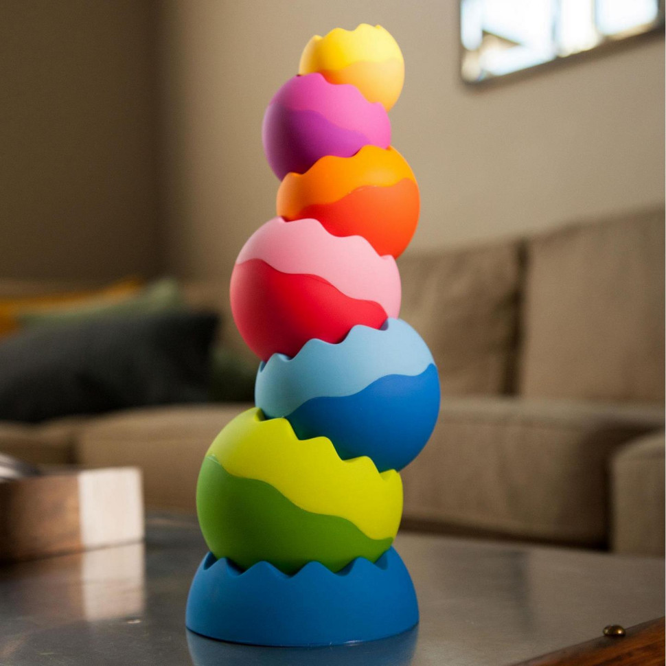 Пирамидка-балансир Fat Brain Toys F070ML Tobbles Neo