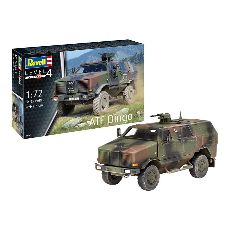 Збірна модель Бронеавтомобіль ATF Dingo Revell RVL-03345 рівень 4, масштаб 1:72