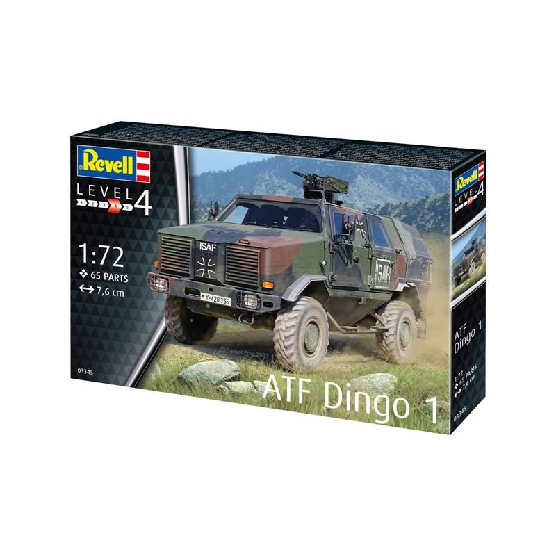 Збірна модель Бронеавтомобіль ATF Dingo Revell RVL-03345 рівень 4, масштаб 1:72