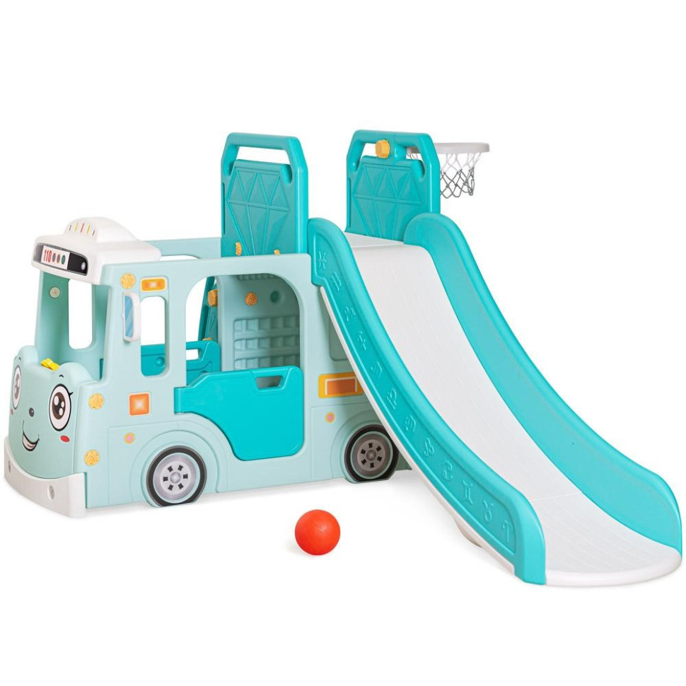 Детский игровой комплекс Trailer Mealux KD-B09 Green баскетбольное кольцо