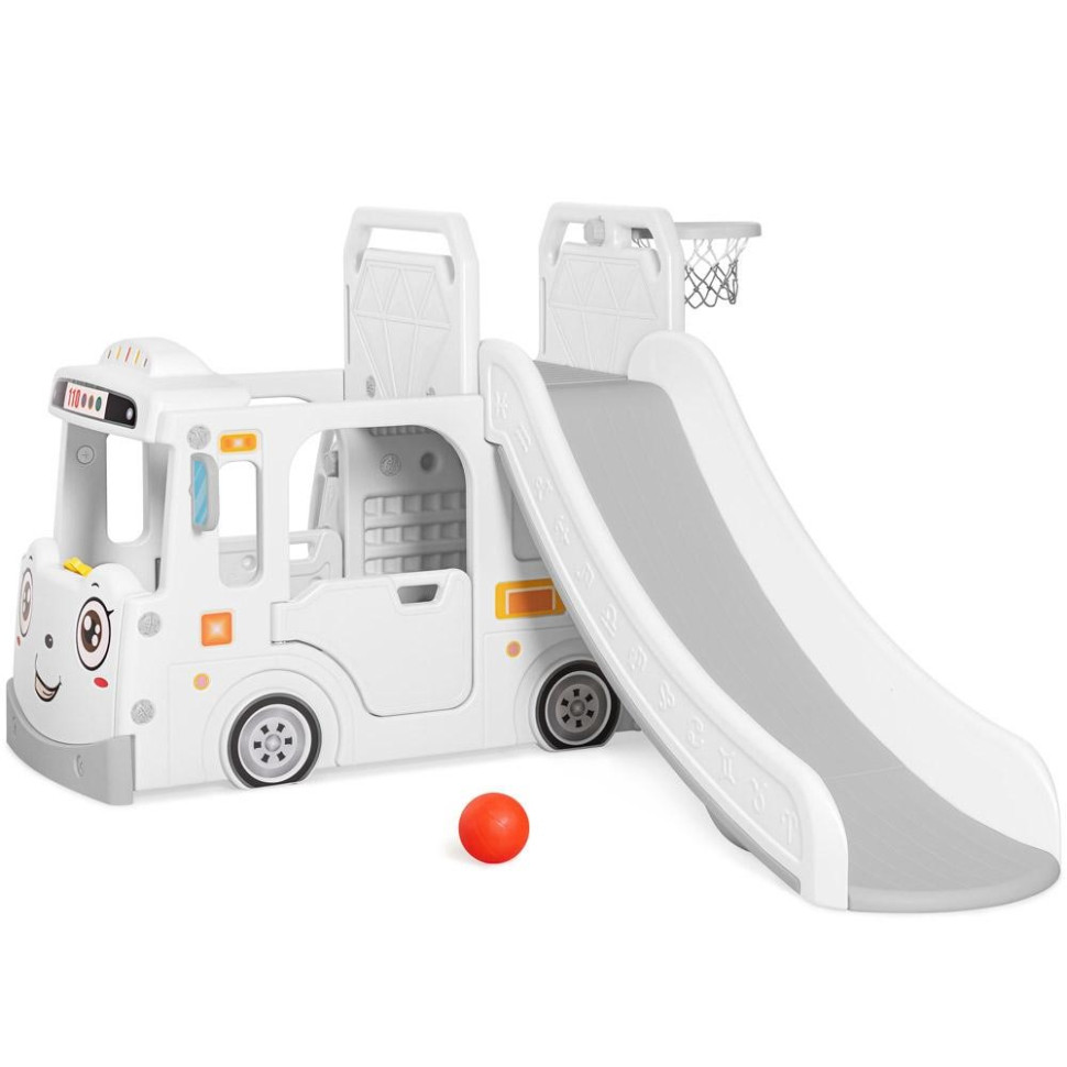 Детский игровой комплекс Trailer Mealux KD-B09 Green баскетбольное кольцо