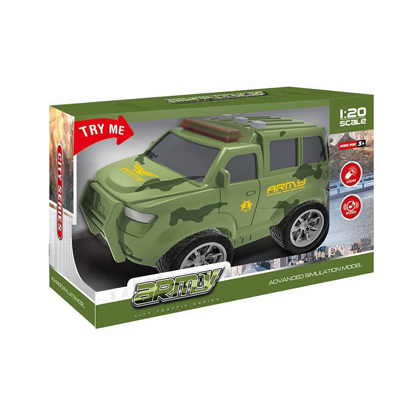 Детская военная машинка «City Series ARMY» Bambi 661-043D свет, музыка