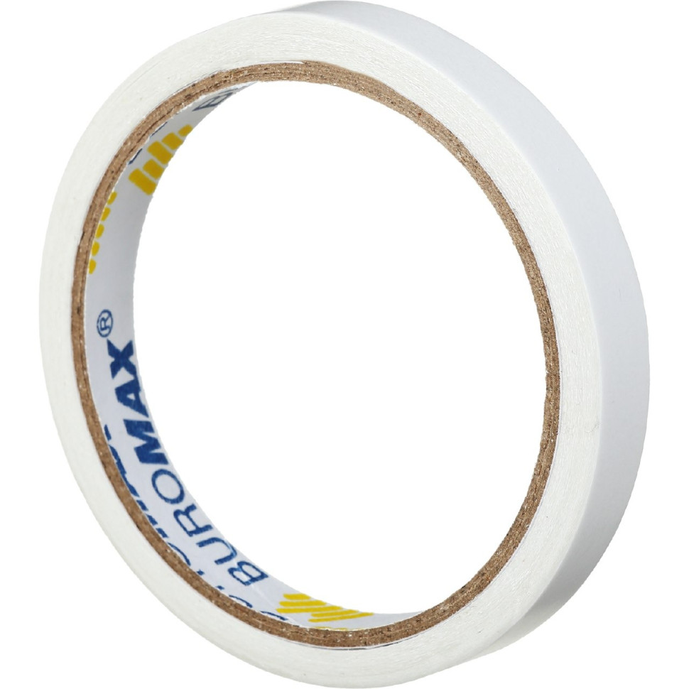 Клейка стрічка двостороння BUROMAX BM.7502, 12 мм 10 м