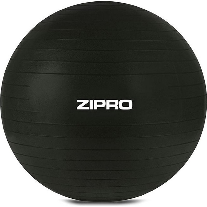 М'яч гімнастичний Anti-Burst Zipro 5901793678283 чорний 55 см