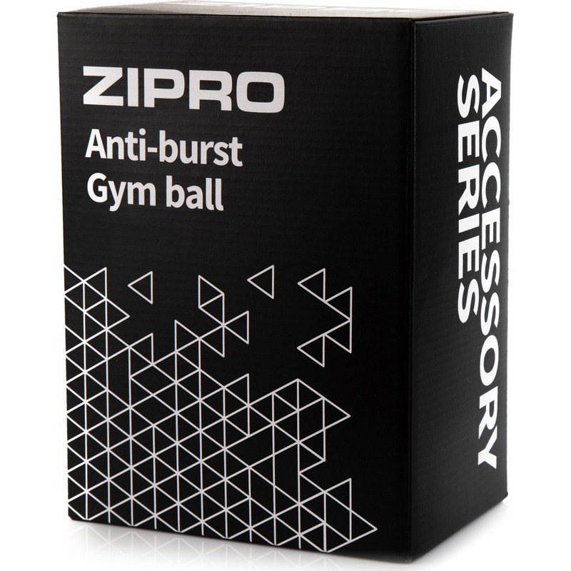 М'яч гімнастичний Anti-Burst Zipro 5901793678283 чорний 55 см