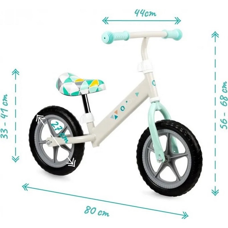 Біговел QKIDS FLEET QKIDS00001 сіро-бірюзовий