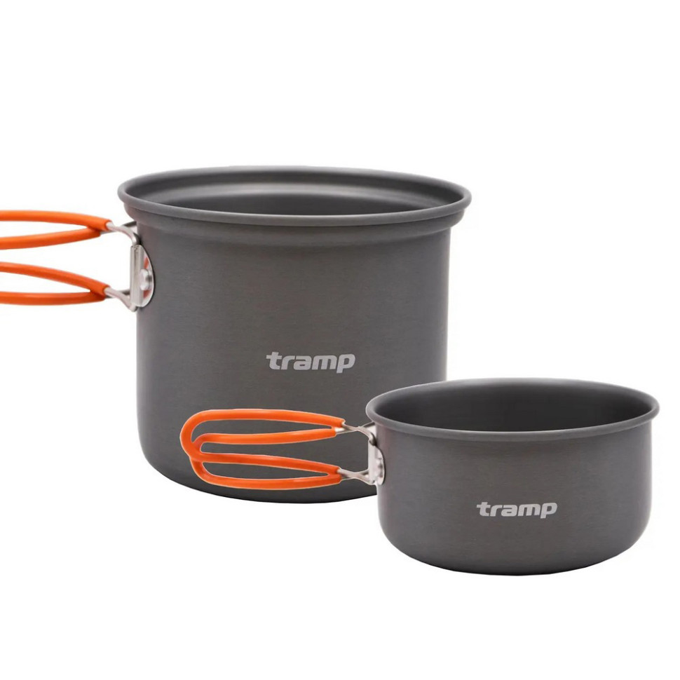 Кастрюля-кружка Tramp UTRC-145 анодированная с крышкой-сковородкой 0,9+0,5 л