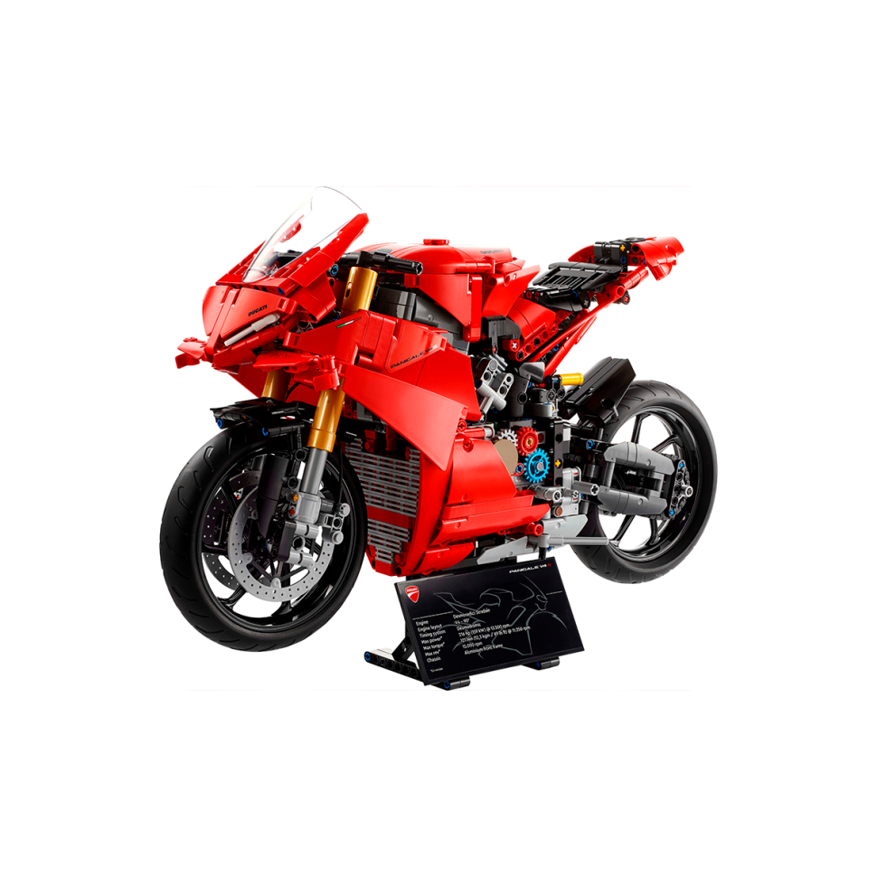 Конструктор Technic Мотоцикл Ducati Panigale V4 S LEGO 42202, 1603 детали
