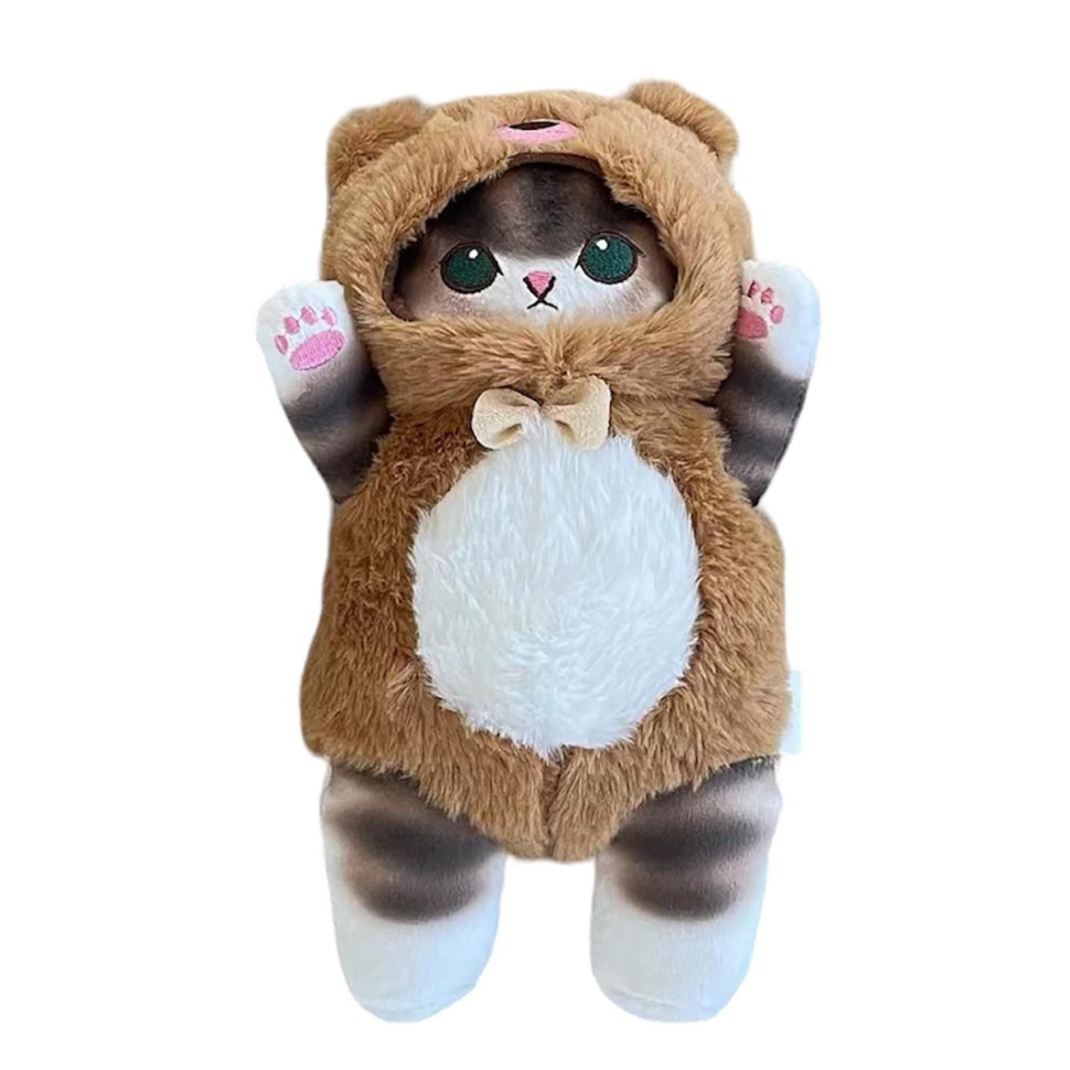 М'яка іграшка Котик-ведмедик Anime Cat Mofusand Plush Toys Bambi ZZ-19-5, 25 см