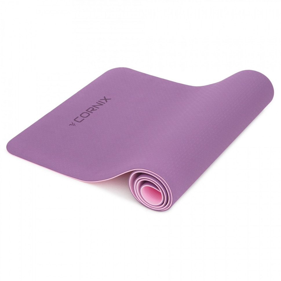 Килимок спортивний Cornix XR-0007, 183 x 61 x 0.6 см, Plum/Rose