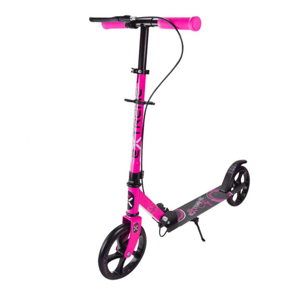 Самокат городской 2-х колесный Scooter Extreme Bambi SK2434(Pink) розовый