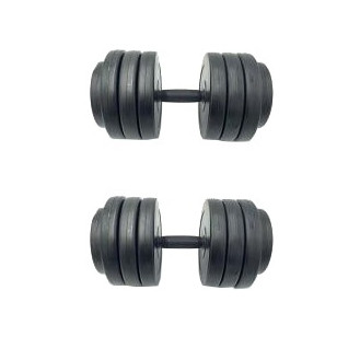 Гантели наборные композитные в пластиковой оболочке Newt Rock Pro 2 шт по 19 кг NE-PL-G-019-2