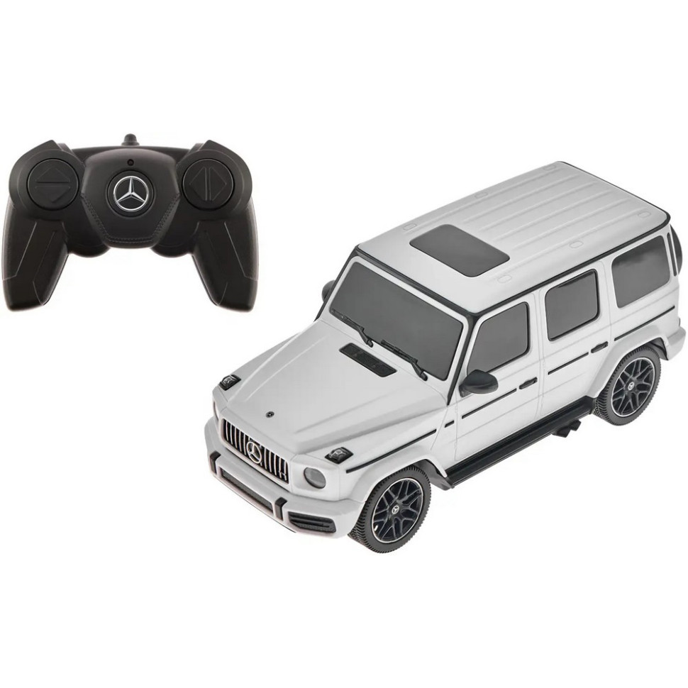Машинка на радиоуправлении Mercedes-Benz G63 Rastar 95800 white 1:24 