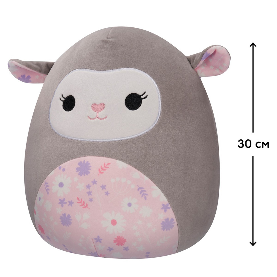 Мягкая игрушка Веселый ягненок Squishmallows SQER00912, 30 см