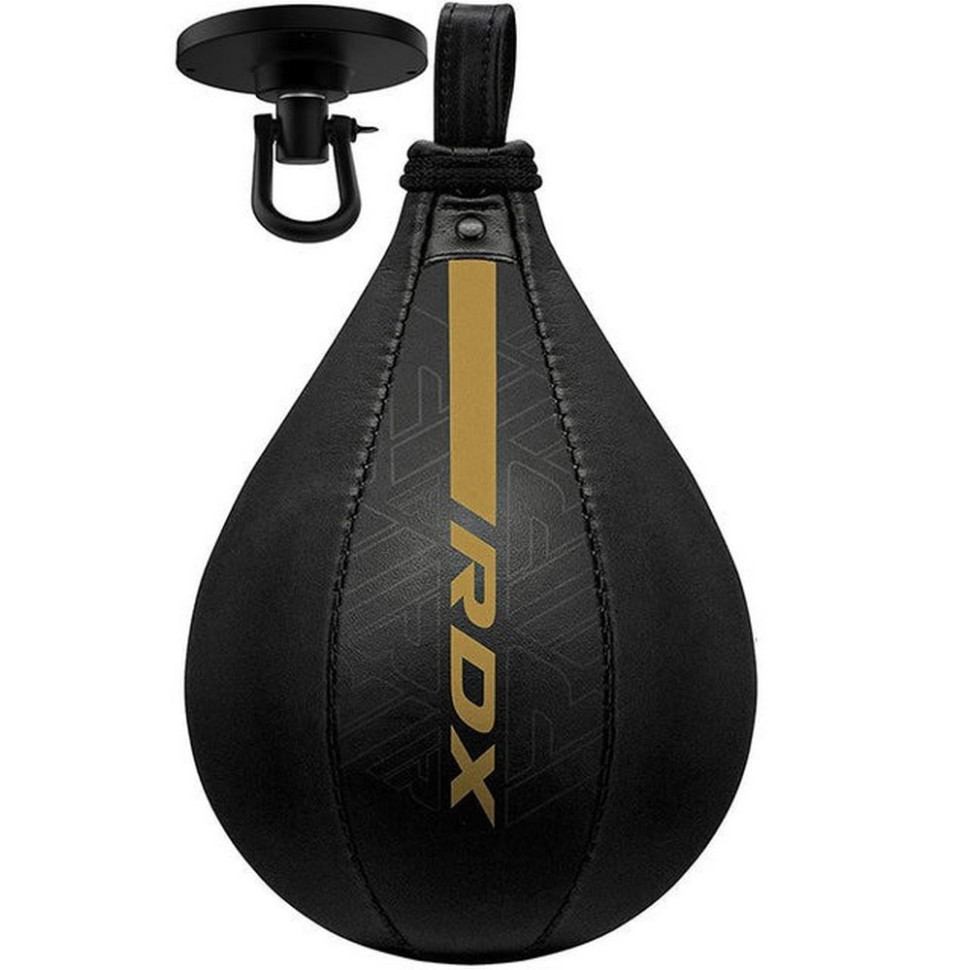 Пневмогруша боксерська F6 KARA SPEED BALL + swivel Matte RDX Inc Limited 2SBR-F6MGL, Golden