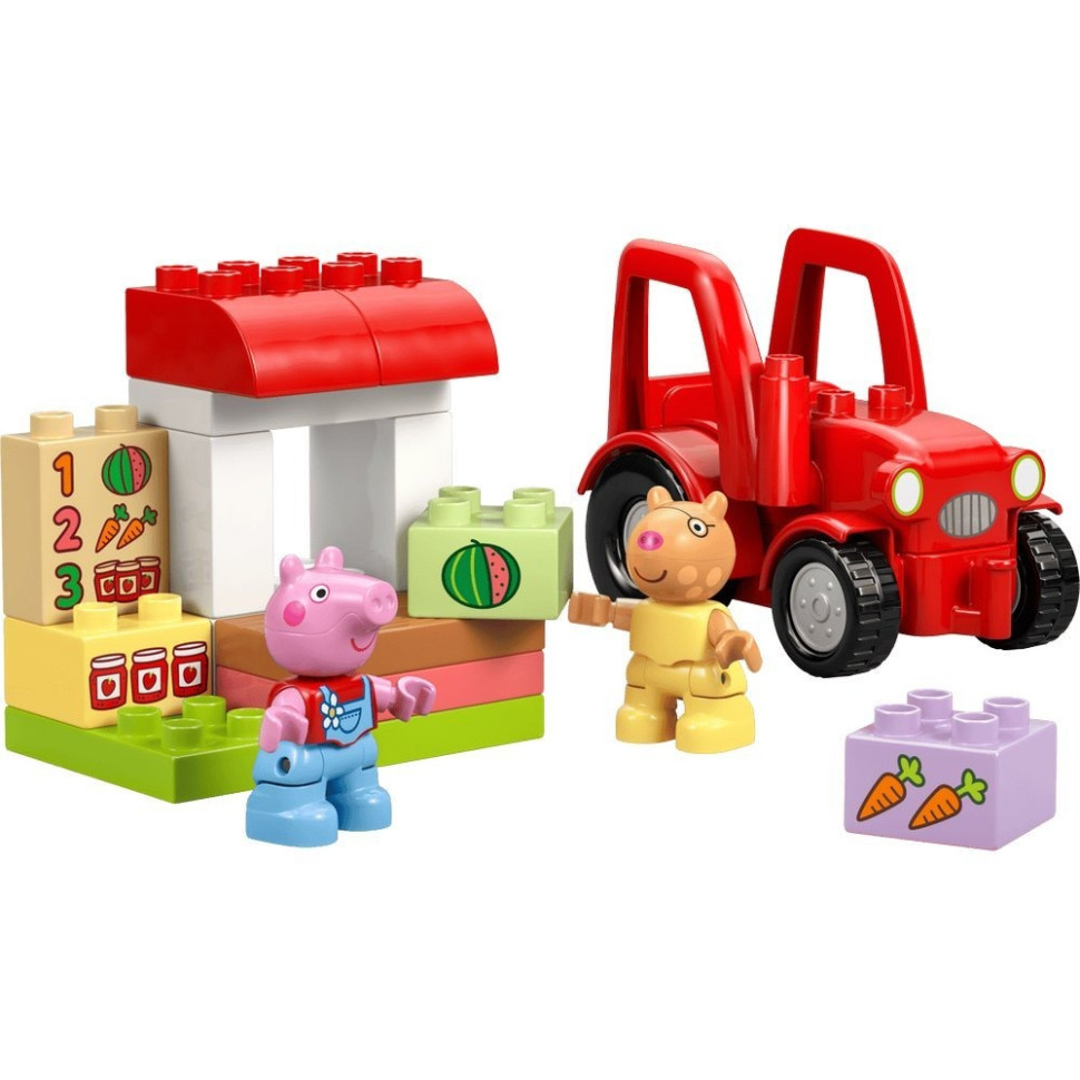 Конструктор Трактор и рынок LEGO DUPLO 10468, 18 деталей