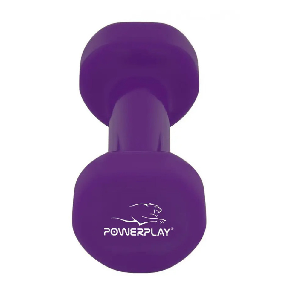 Гантель виниловая Achilles PowerPlay PP_4125_2.5kg, 2.5 кг Фиолетовая 1 шт