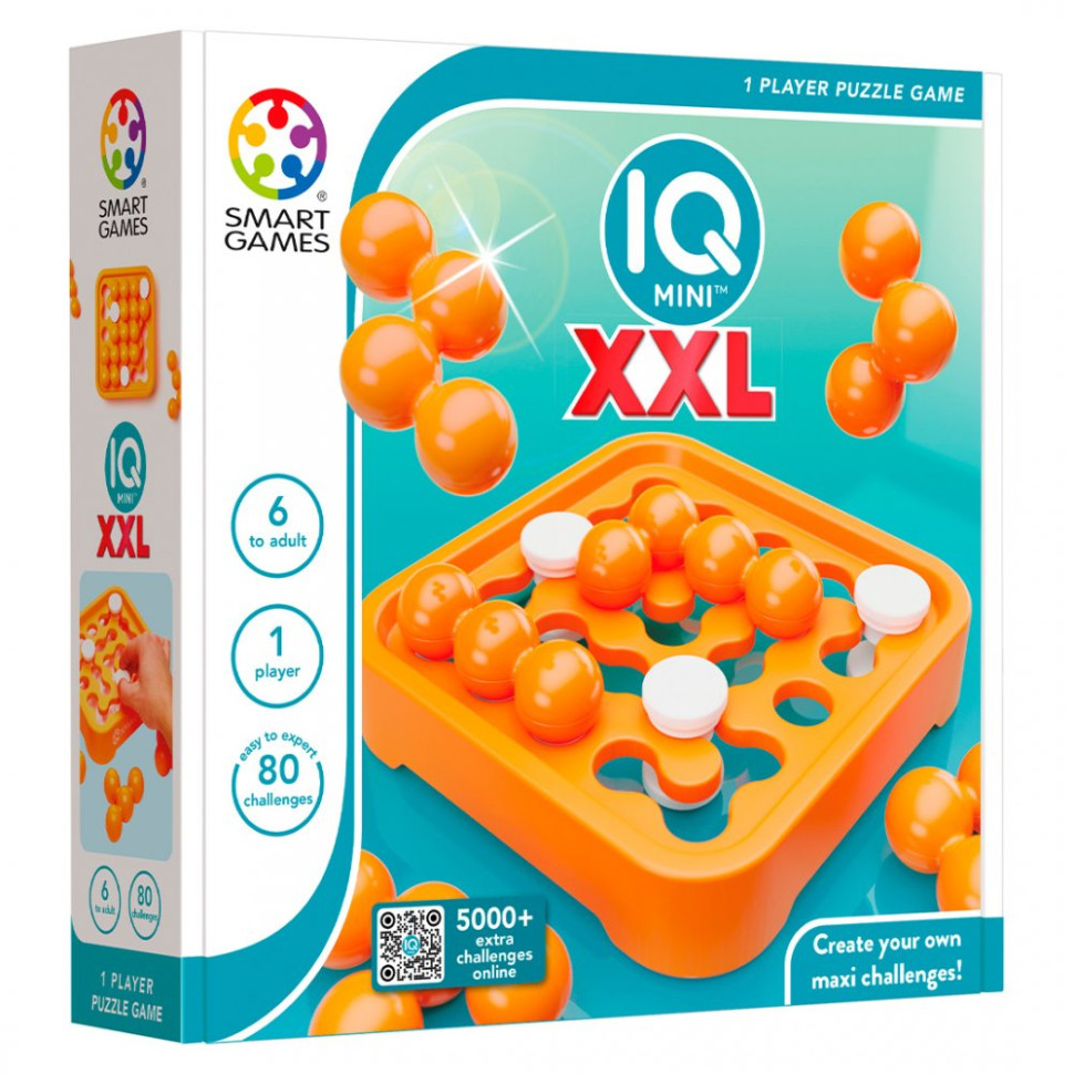 Игра-головоломка IQ Мини XXL Smart Games SG 401 XL, 80 заданий