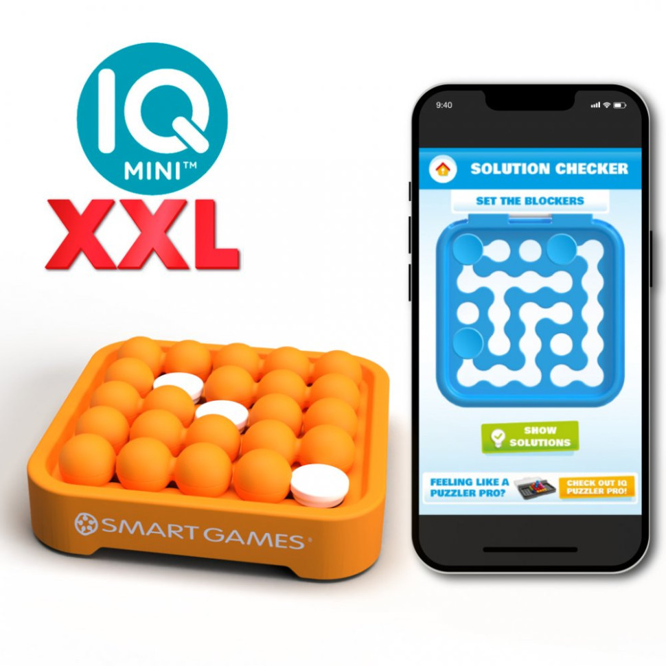 Игра-головоломка IQ Мини XXL Smart Games SG 401 XL, 80 заданий