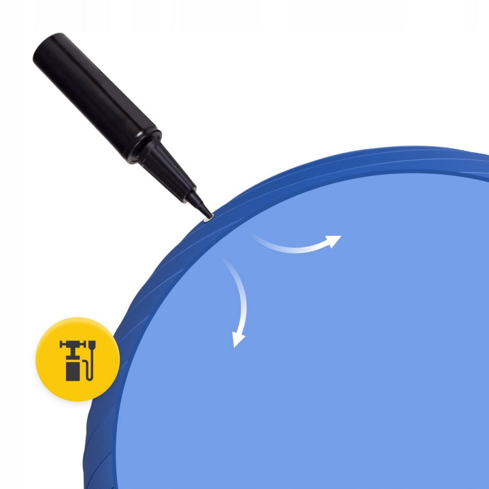 М'яч для фітнесу фітбол 4FIZJO P-5907739316400, 85 см, Blue