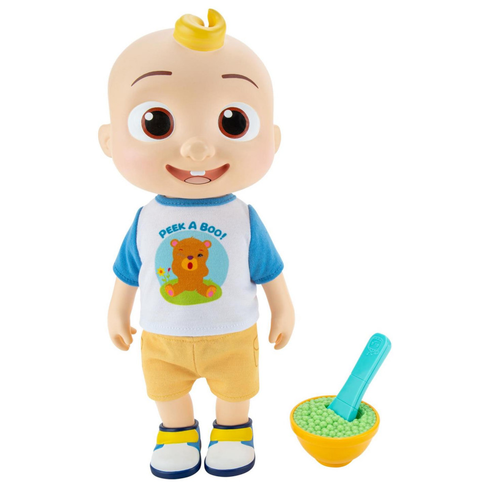 Интерактивные куклы и пупсы: CoComelon Deluxe Interactive JJ Doll Джей Джей со звуком CMW0058