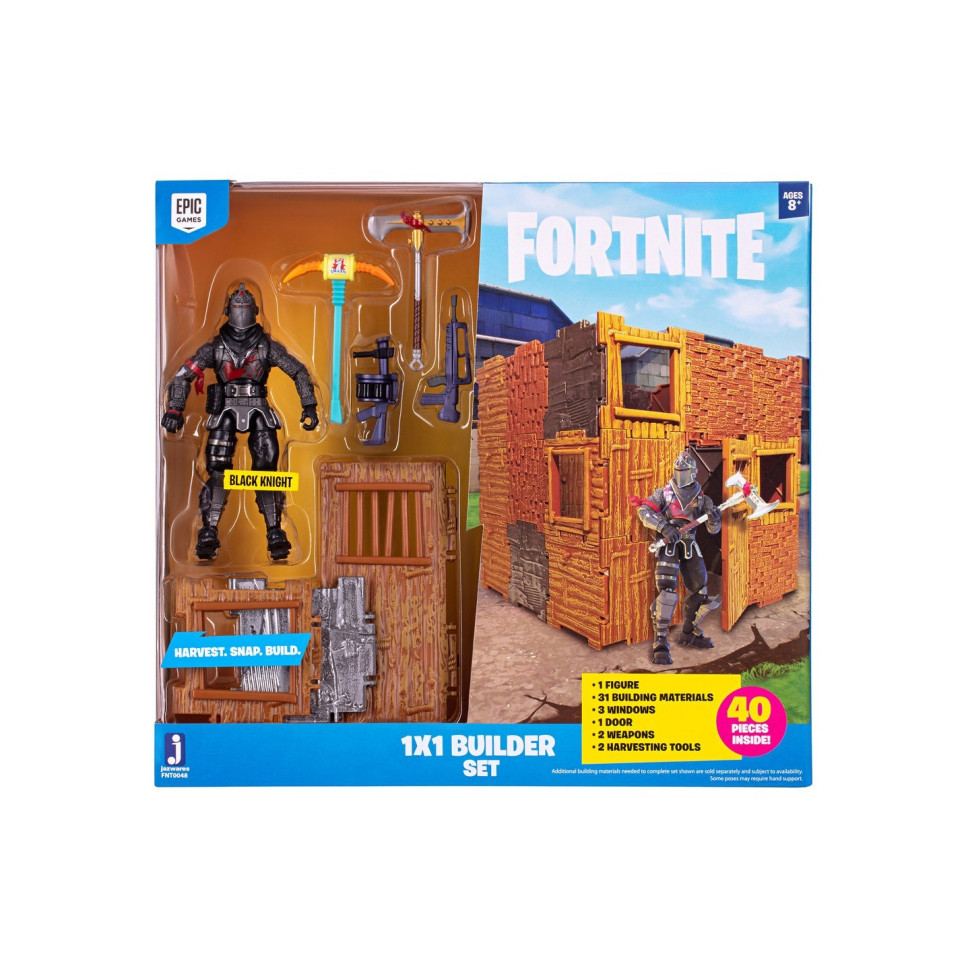Ігровий набір Fortnite Builder Set Black Knight фігурка з аксесуарами FNT0048