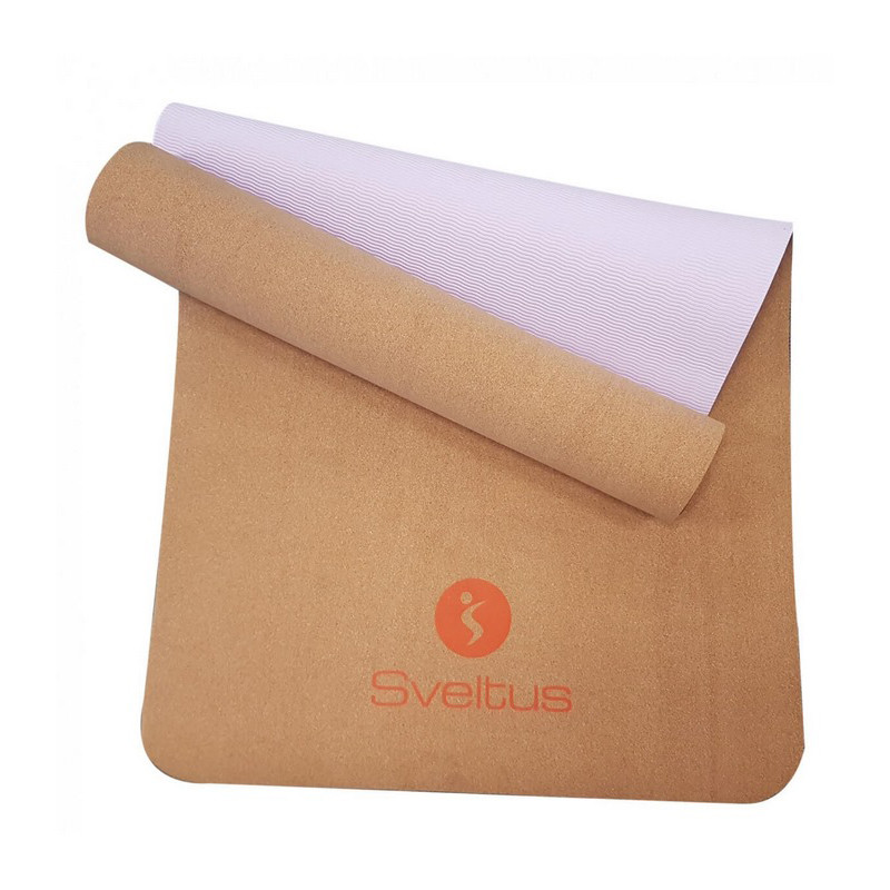 Коврик для йоги и фитнеса двухсторонний Sveltus SLTS-1303 Коричневый 183 х 61 х 0.4 см 