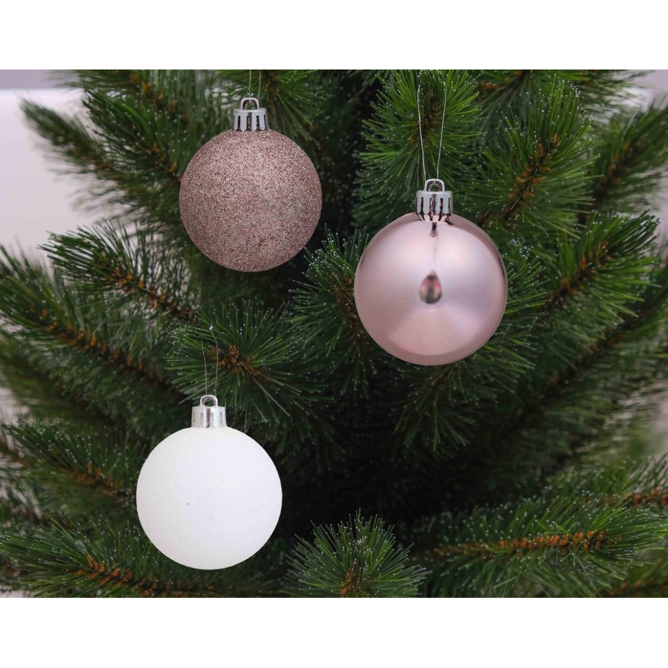 Елочные пластиковые шарики комплект House of Seasons 5900779840546_2, 26 шт, 6 см