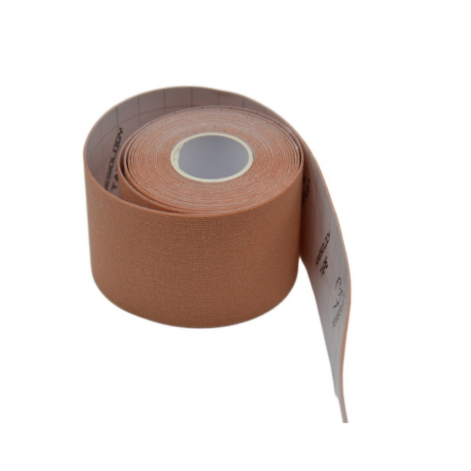 Кинезиологический тейп 4315 PowerPlay PP_4315_Beige, Бежевый 5 см х 5 м