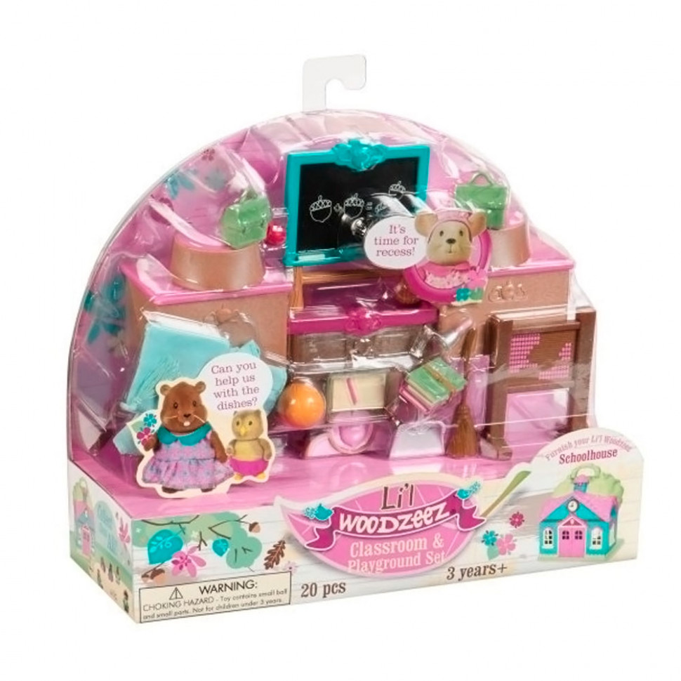 Игровой набор LIL WOODZEEZ Класс и игровая площадка 6124Z