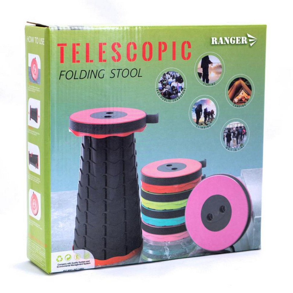 Стул складной Ranger Telescop красный RA 4422