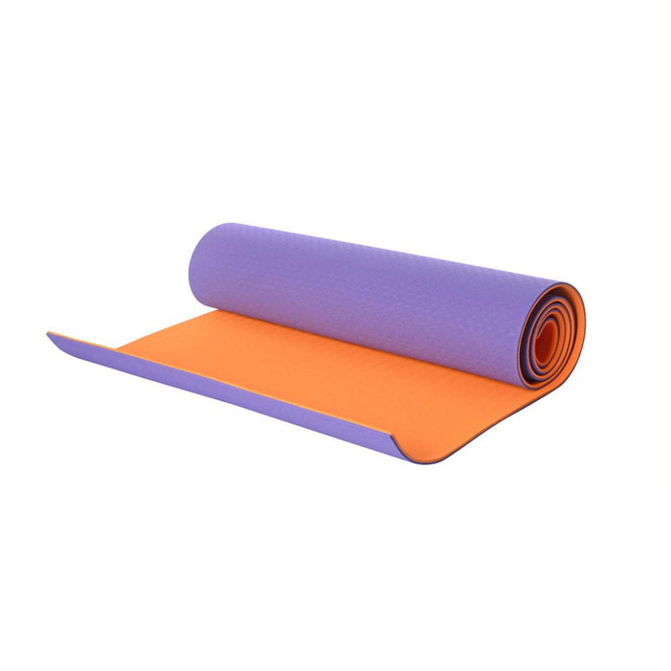 Коврик для йоги «Profi» Bambi MS 0613-1-VO, TPE, размер 183 x 61 см, толщина 6 мм