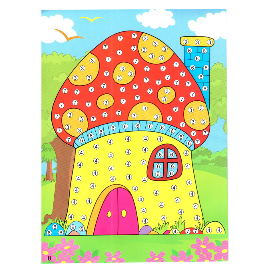 Дитяча мозаїка за номерами 