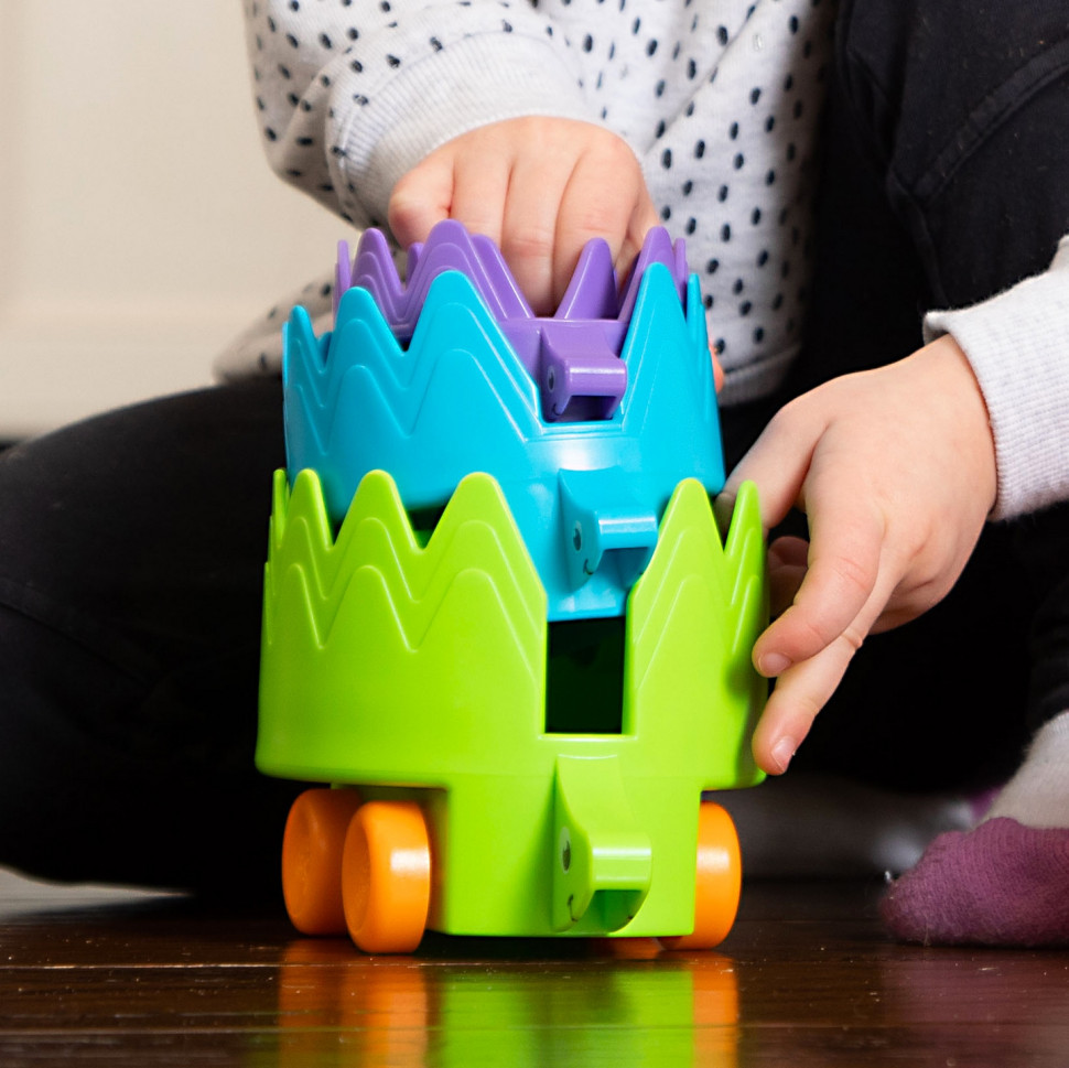 Пірамідка-каталка Їжачки Fat Brain Toys F223ML Hiding Hedgehogs
