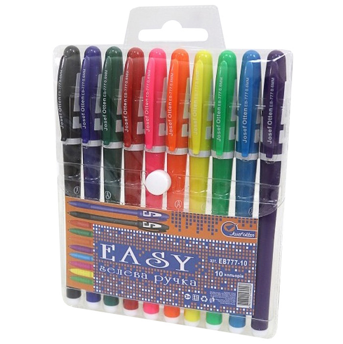 Набор гелевых ручек Bambi EB777-10 в наборе 10 цветов