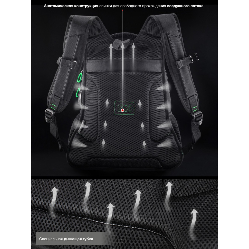 Рюкзак школьный для мальчиков SkyName Winner 90-108G, объем 20 л