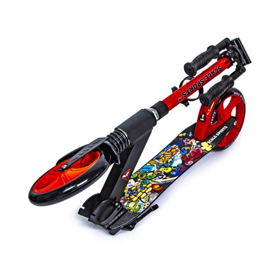 Детский самокат 2-х колесный SS-15 Scale Sports SS-15 Red до 100 кг