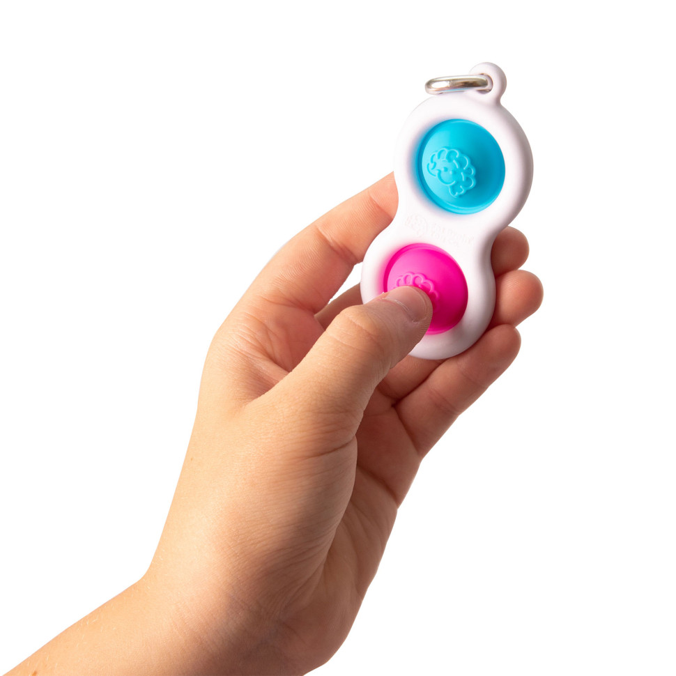 Брелок-антистрес Simpl Dimpl Кнопки Fat Brain Toys F2111ML 4 кольори в асорт. 