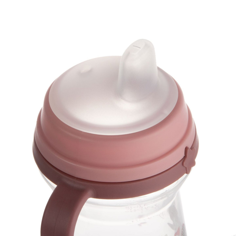 Кружка тренировочная с силиконовым носиком Bonjour Paris FirstCup Canpol babies 56/612_pin 150 мл