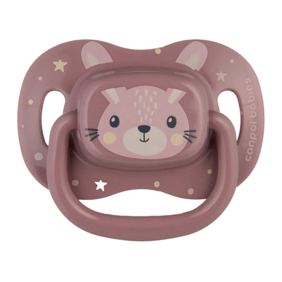 Пустушка силіконова симетрична Cute animals Canpol babies 34/926_pin 18+ місяців