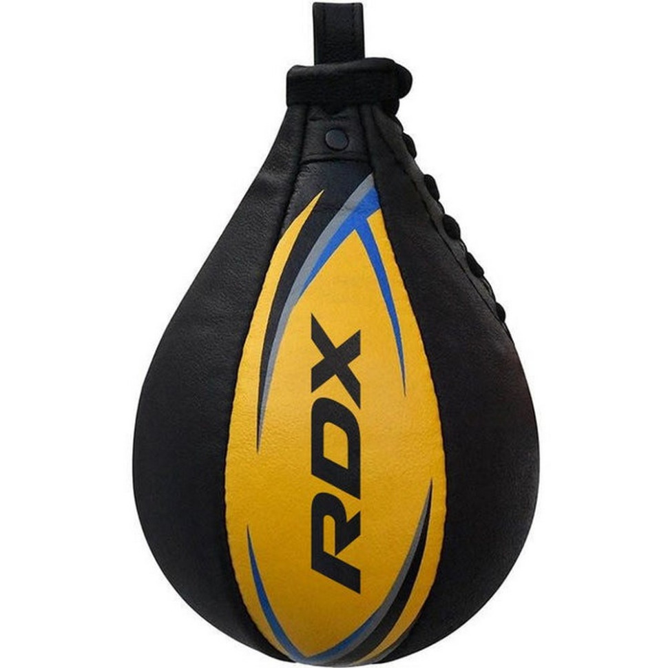 Пневмогруша боксерська 2Y Boxing Speed Ball Leather Multi RDX Inc Limited 2SBL-S2YU, Yellow/Blue